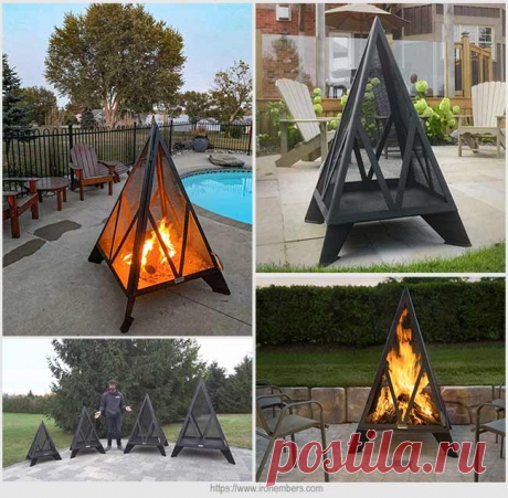 Современный уличный камин | Идеи домашнего мастера