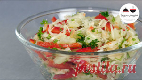 Теплый ПОСТНЫЙ картофельный салат - ОЧЕНЬ вкусно и бюджетно! рецепт с фото