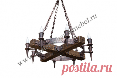 Люстра кованая ручной работы, эксклюзивные люстры от производителя, купить.
