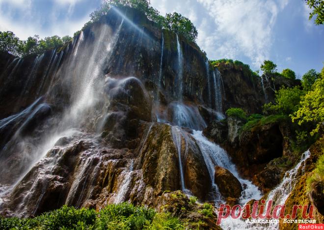 Фото: водопад Гедмишх (Царская корона). Пейзажный фотограф Александр Богатырев. Пейзаж - Фотосайт Расфокус.ру