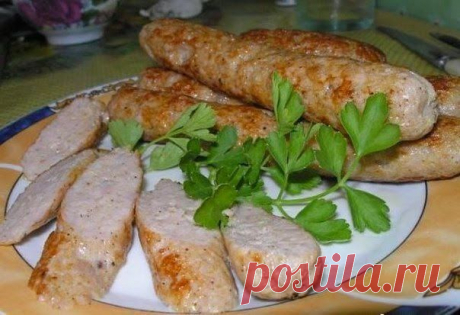 ДОМАШНИЕ КУРИНЫЕ КОЛБАСКИ