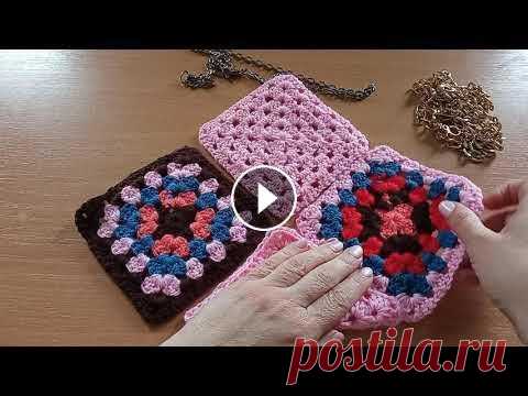 Сумка "Геометрия". Показываю как собрать из квадратов. Квадрат здесь: Как сшивать здесь:...