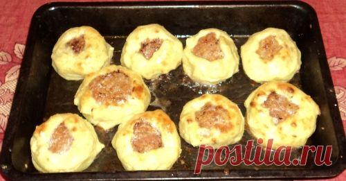Картофельные гнезда с мясом | Банк кулинарных рецептов