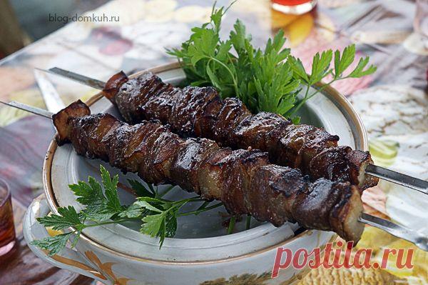 Шашлык из говяжьей печени | Блог Геннадия Васильева