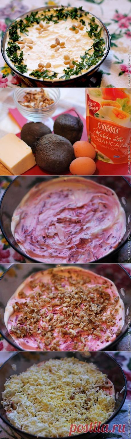 Салат из свеклы с сыром / Рецепты с фото