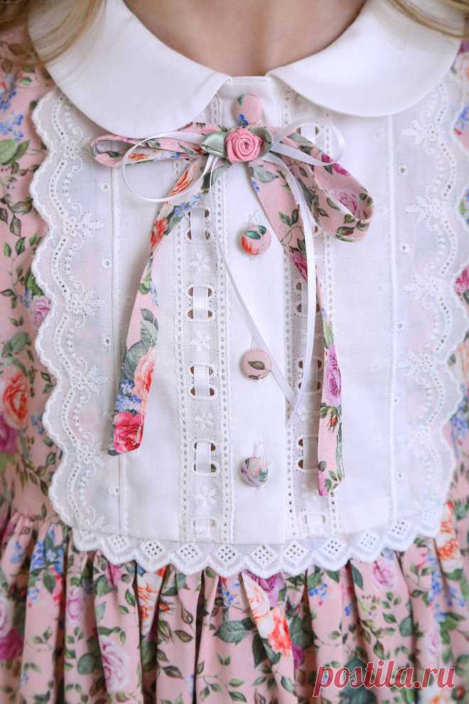 Каталог Платье 2347/1-322-ВВН (розовая набивка 'розы') от Маленькая леди за 6490 руб. розовая набивка 'розы' цвет