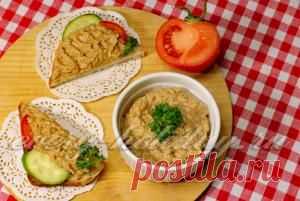 Паштет из яиц с орехами