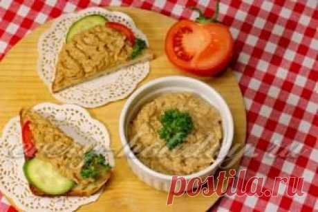 Паштет из яиц с орехами