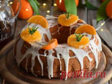 Кекс с мандаринами - рецепты с фото