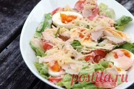 Салат с окороком и овощами (Контрольная закупка)
