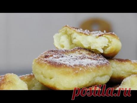 Пончики из картофеля с яблоком