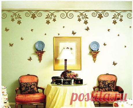 Flower Butterfly Branch Wall Art / Wall Stickers / by stickerlove2