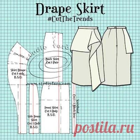 Pattern Puzzle - Пелерина Юбка