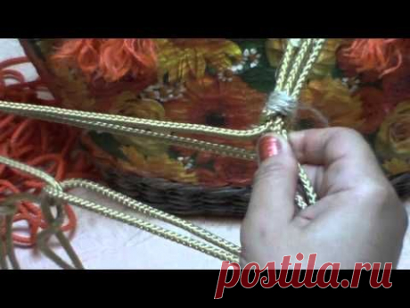 ▬► Варианты ручек для плетёных сумок. Часть 11. - МК