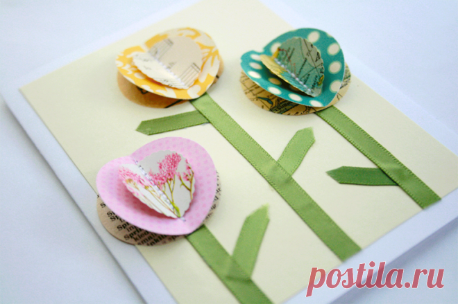 Открытки ко Дню Матери своими руками, открытки-раскраски и видео открытки