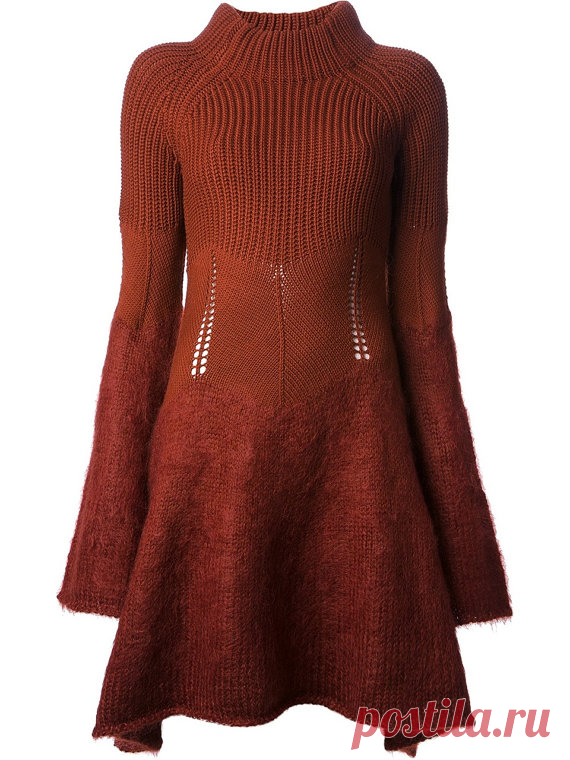 KNITTING FASHION TRENDS exclusive knitted dress от LecrochetArt