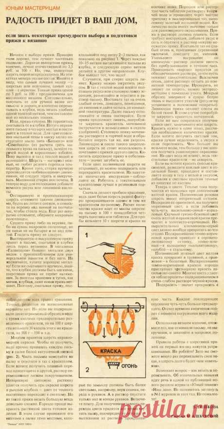 Выбор и подготовка пряжи к вязанию