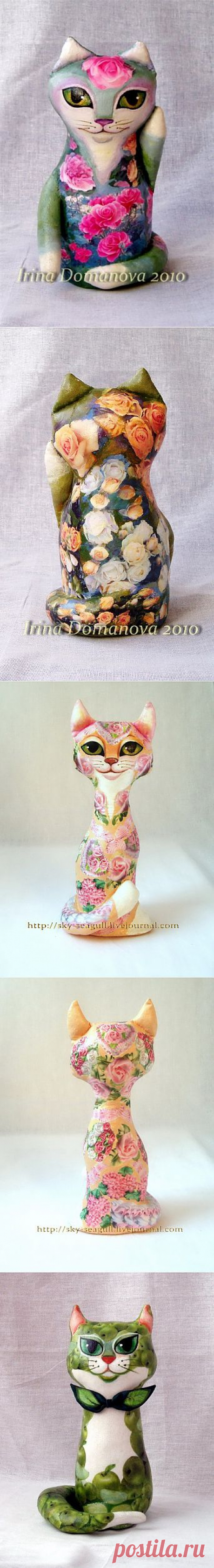 Изумительные ромашковые, яблочные, кофейные... коты.