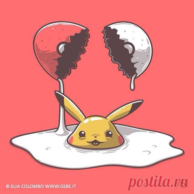 Tiernas ilustraciones producto de la fusión de la cultura pop  - Baquetón contenido seleccionado de Ilustración