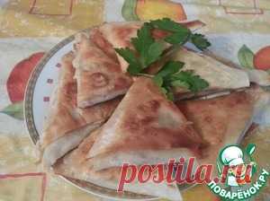 Треугольные пирожки из лаваша - кулинарный рецепт