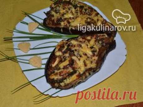 Пошаговый рецепт с фото баклажанов с грецкими орехами, рецепты Лиги Кулинаров.