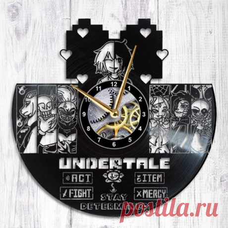 Undertale Clock sans papyrus frisk toriel flowey undyne chara asriel