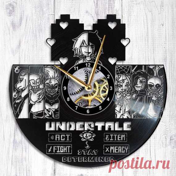Undertale Clock sans papyrus frisk toriel flowey undyne chara asriel