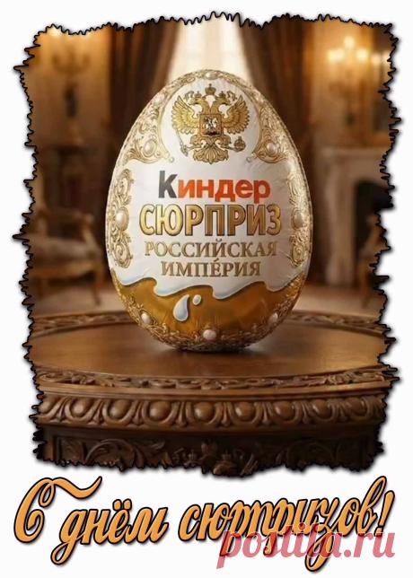 Пусть сегодняшний день будет полон счастья! Желаю, чтобы жизнь почаще удивляла тебя приятными моментами и яркими неожиданностями. С Днем сюрпризов! Открытки на День сюрпризов!