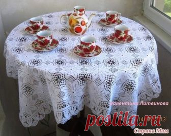 Красивая скатерть к новому году — Сделай сам, идеи для творчества - DIY Ideas