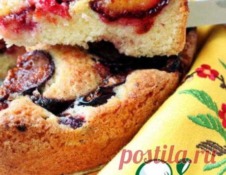 Сливовый пирог из "Нью-Йорк Таймс" – кулинарный рецепт