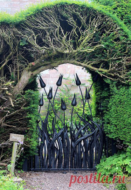 Hutton-in-the-Forest Garden Gate | Amazing Pictures - Amazing Pictures, Images, Photography from Travels All Aronud the World