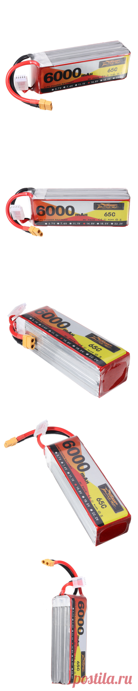 zop power 14.8v 6000mah 65c 4s lipo battery xt60 plug for rc drone Sale - Banggood.com