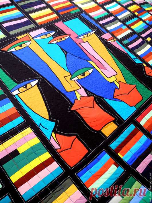 Лоскутный плед Альтер Эго - это совсем другое лоскутное шитье.

Согласитесь, это не классический пэчворк. И не милое бабушкино лоскутное одеяло. Это нечто иное.

Взрывное, необычное, яркое, но вместе с тем очень-очень позитивное. 

Современное, урбанистическое, какое-то джазово-рок-н-рольное, но все равно уютно-лоскутное!

Отличная находка для всех, кто хочет сделать свою среду обитания Домом. Домом самобытным, стильным и очень-очень уютным.