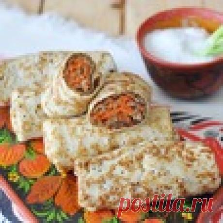Закусочные блины от невестки Кулинарный рецепт