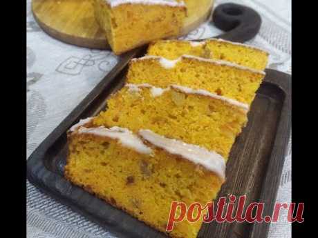 МОРКОВНЫЙ КЕКС С ЛИМОННОЙ ГЛАЗУРЬЮ/Carrot cake with lemon glaze/Karottencupcake mit Zitronenglasur