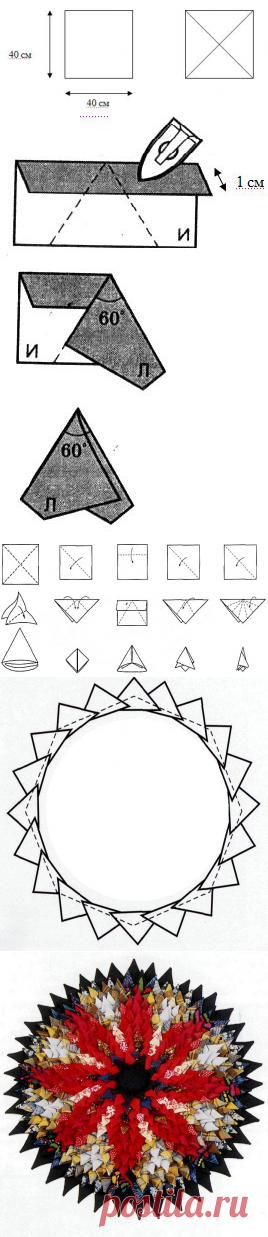 Потрясающее коврики - кругляши