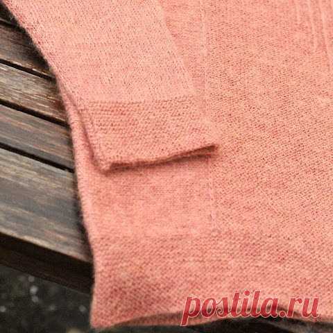 ЭЛАСТИЧНЫЙ КРАЙ ПРИ ЗАКРЫТИИ ПЕТЕЛЬ ПЛАТОЧНОЙ ВЯЗКИ.