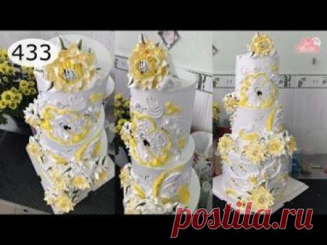 chocolate cake decorating bettercreme vanilla (433) Học Làm Bánh Kem Đơn Giản Đẹp - Bánh Cưới (433)