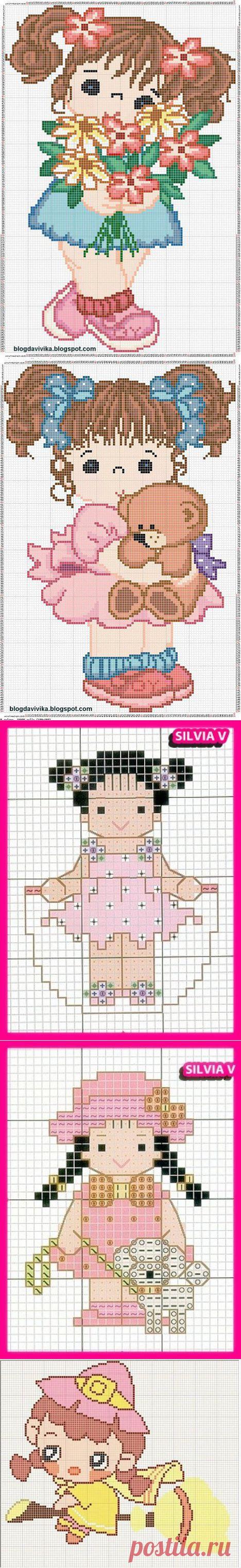 схема вышивки-или вязания.