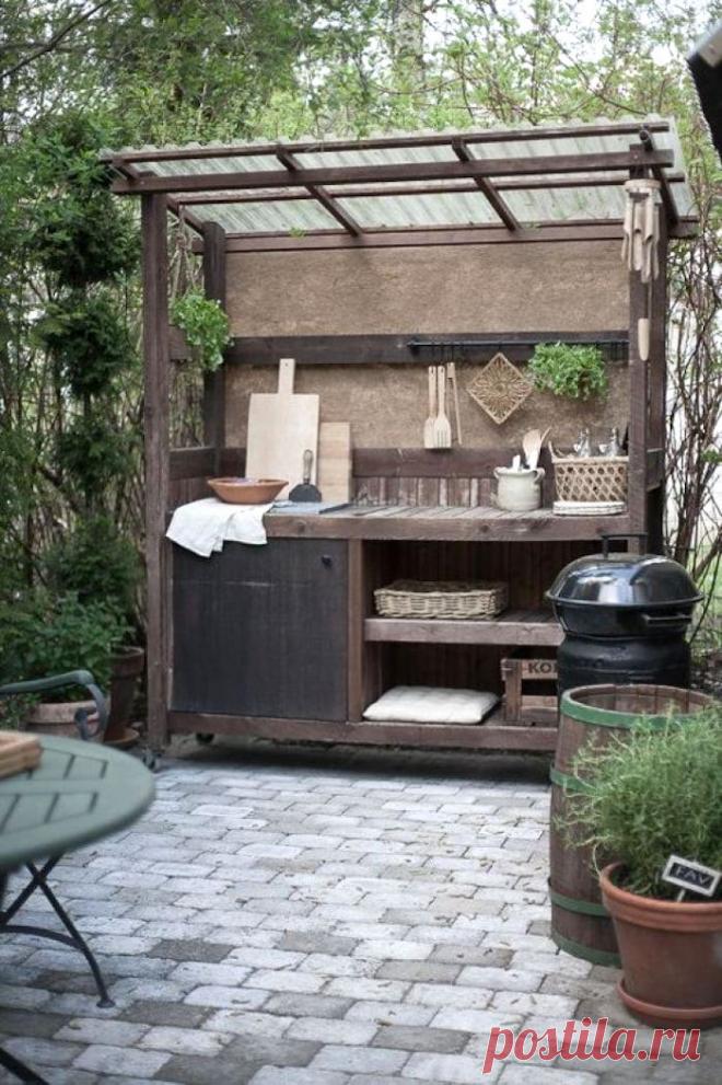 25 Идей небольшой летней кухни, от которых потекут слюнки