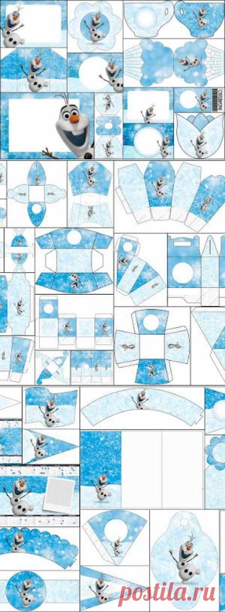 Olaf: Invitaciones para Imprimir Gratis. | Ideas y material gratis para fiestas y celebraciones Oh My Fiesta!