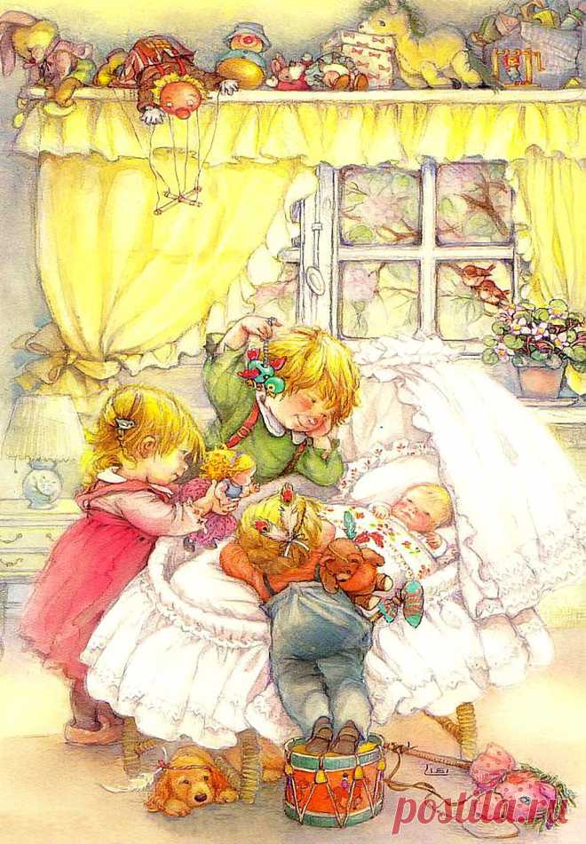 Куда уходит наше детство... Художник-иллюстратор Lisi Martin