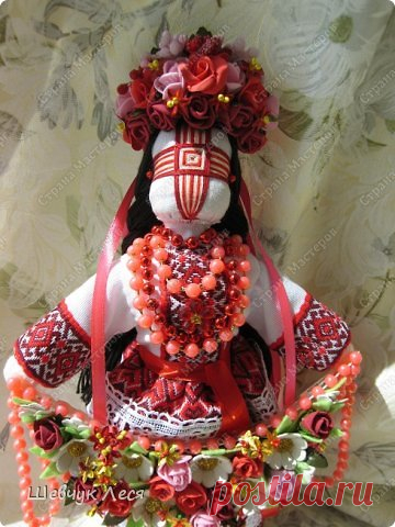 Изготовление туловища для куклы-мотанки.(2 часть)