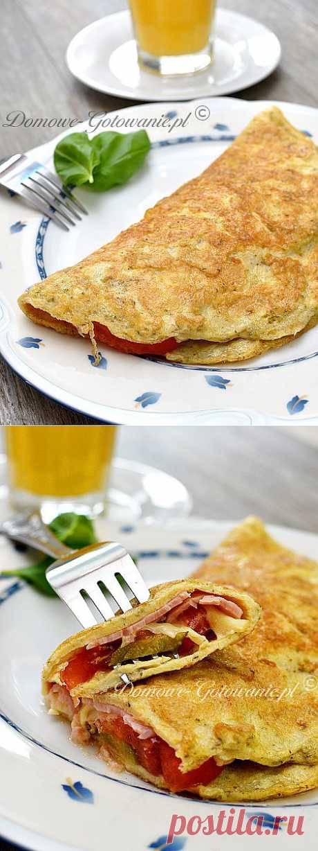 Омлет с ветчиной и овощами - Рецепт