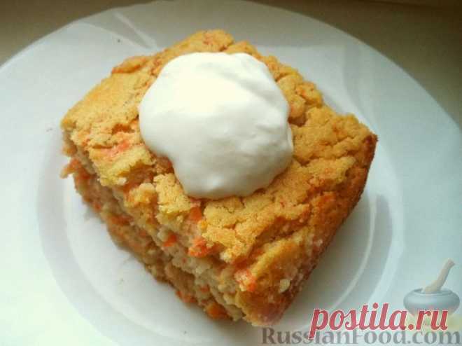 Рецепт: Запеканка из тыквы и яблок на RussianFood.com