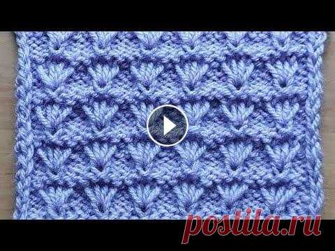 Красивый узор спицами для джемпера, жилета, кардигана, детской кофточки. Отличный узор спицами для женских и детских изделий....