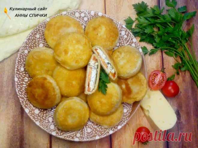 Жареные пирожки бомбочки – Пирожки с творогом и помидорами