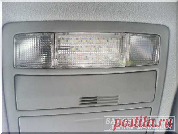Самодельная LED-подсветка салона и дверей автомобиля Toyota Camry