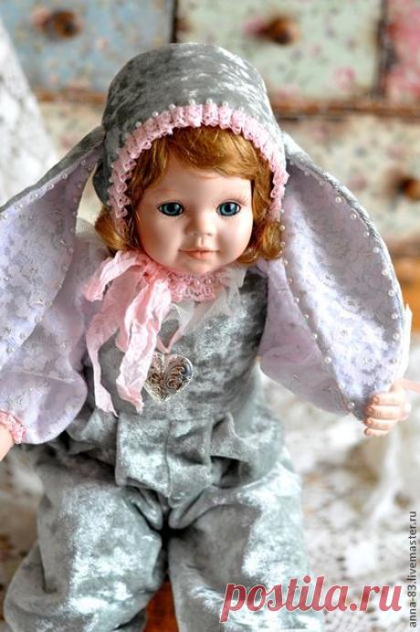 Винтажная кукла от Эштона Дрейка в стиле тедди - долл.