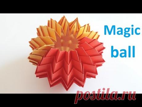 Волшебный шар из бумаги, АНТИСТРЕСС (Raman Dhillon); Magic paper ball, ANTISTRESS